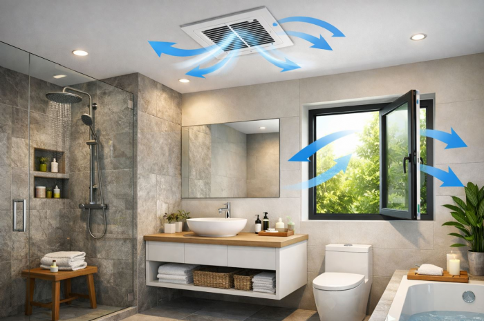 衛浴設計怎麼做好通風？空間規劃與裝潢重點完整解析